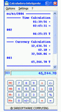 Tela de Calculadora Inteligente 9.0